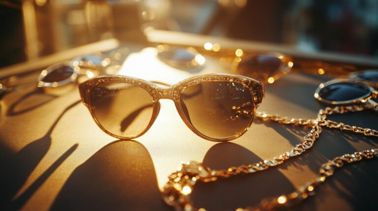 Cómo elegir la cadenita gafas de sol perfecta con diseños geométricos para tu estilo